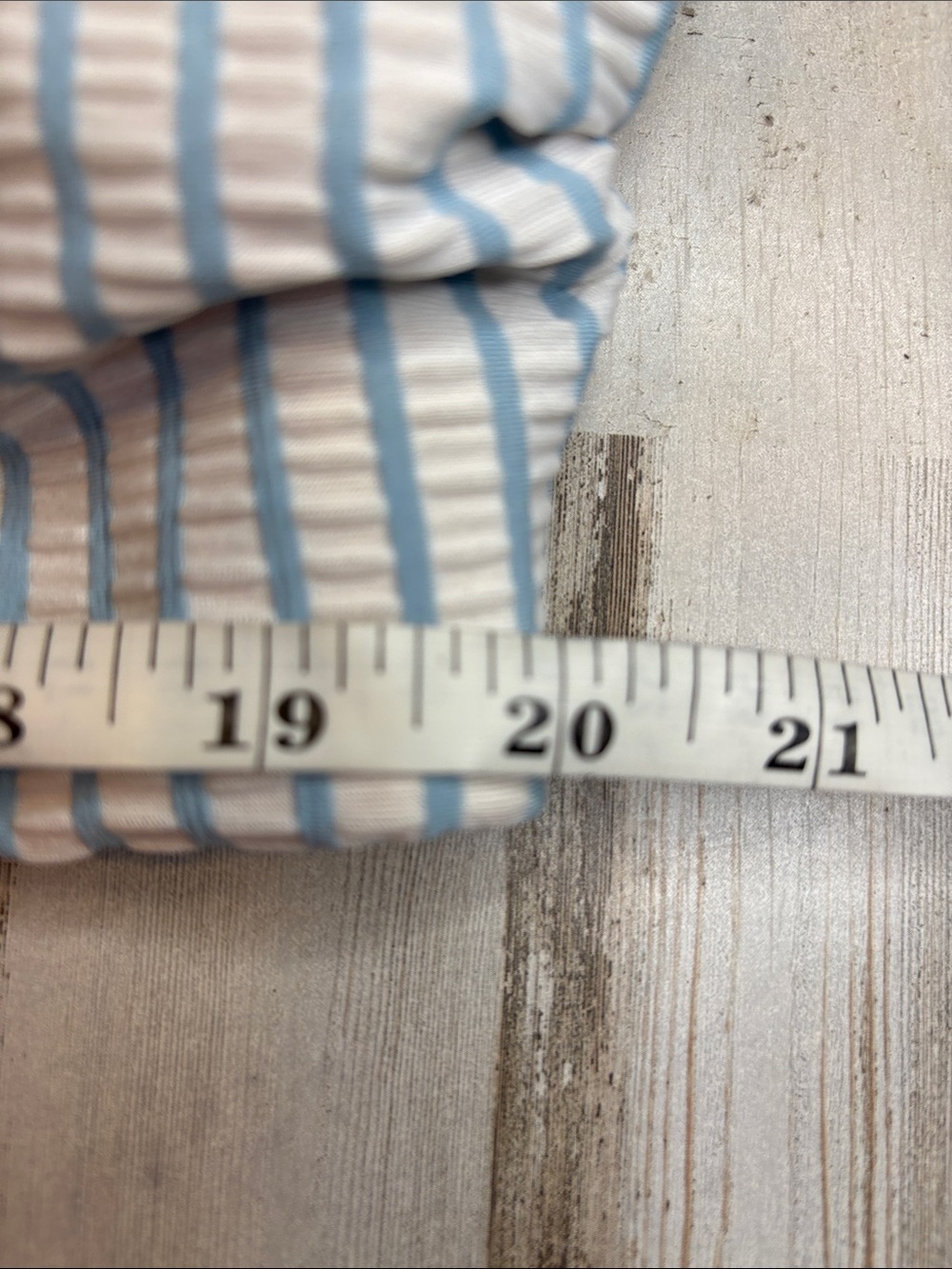 Old Navy Women's Striped Bikini Top Adjustable Straps Blue/White Plus Sz 4X NWT! - Picture 7 of 16